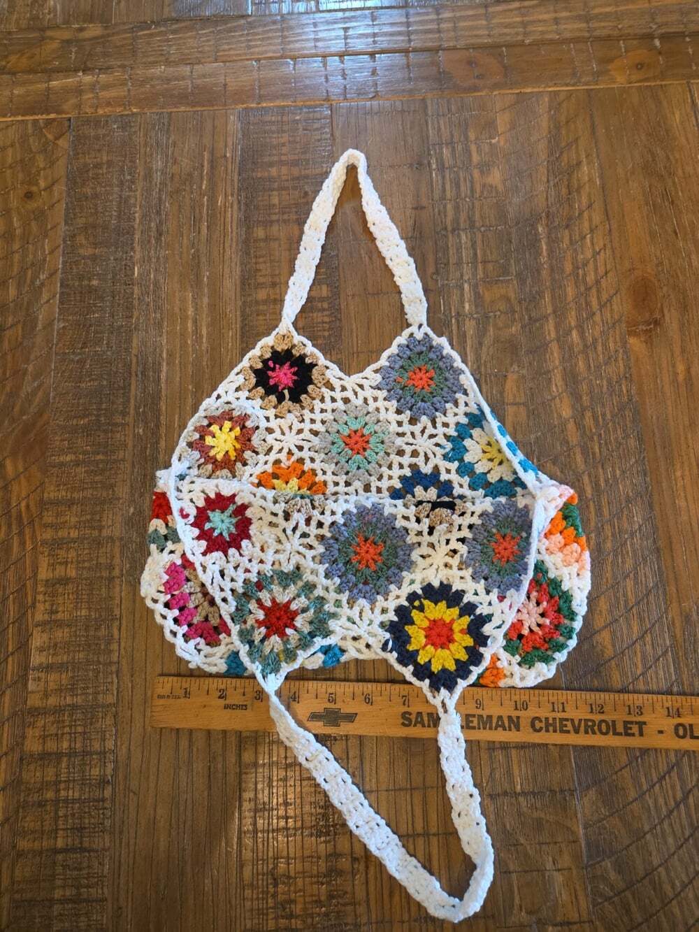 Multicolor Granny Square Purse - Picture 3 of 8